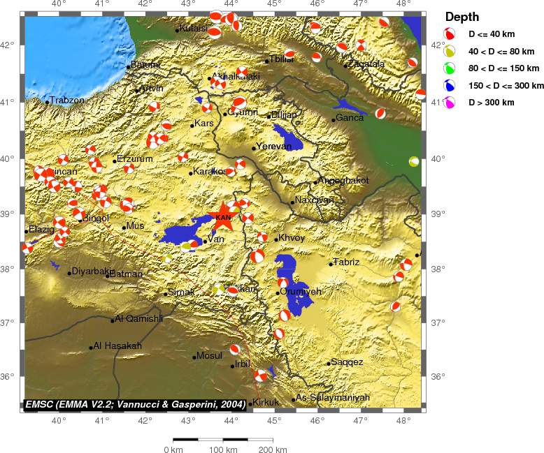 Regional moment Tensor