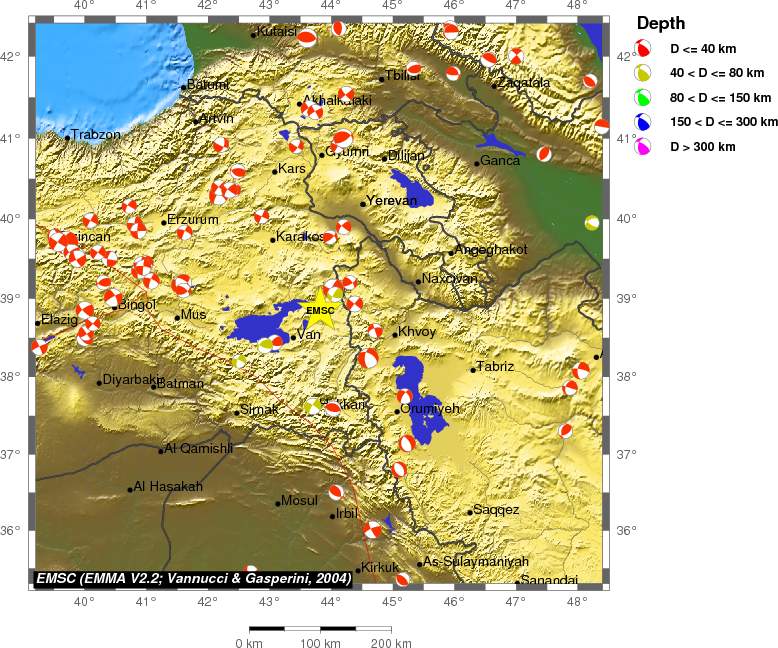 Regional moment Tensor