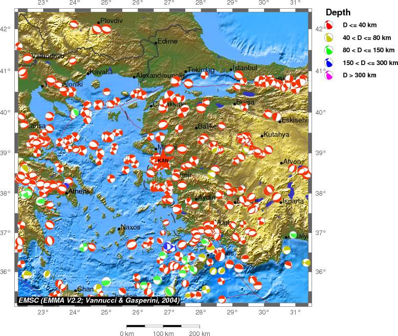 Regional moment Tensor