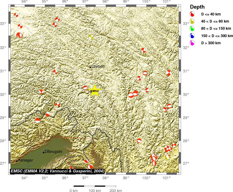 Regional moment Tensor