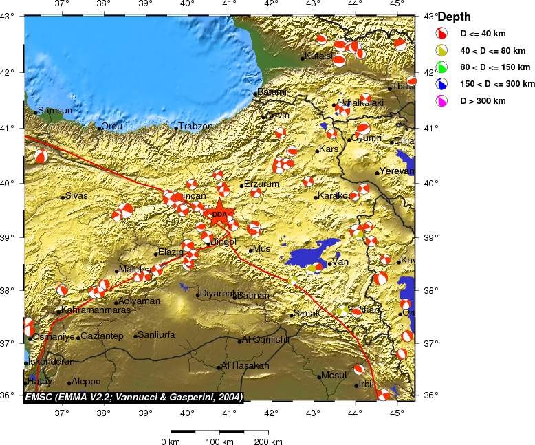 Regional moment Tensor