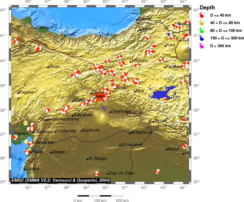 Regional moment Tensor