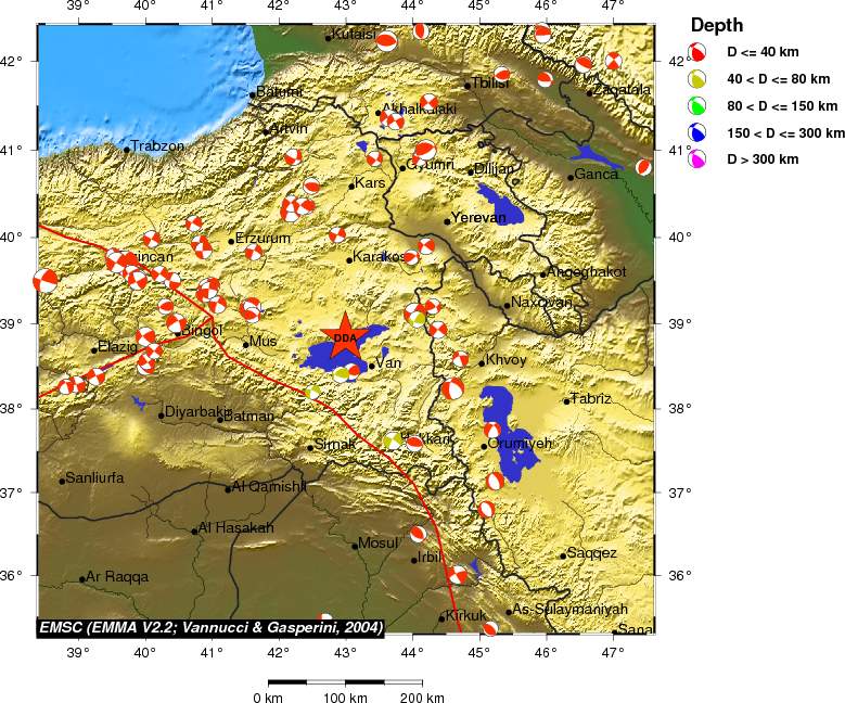 Regional moment Tensor