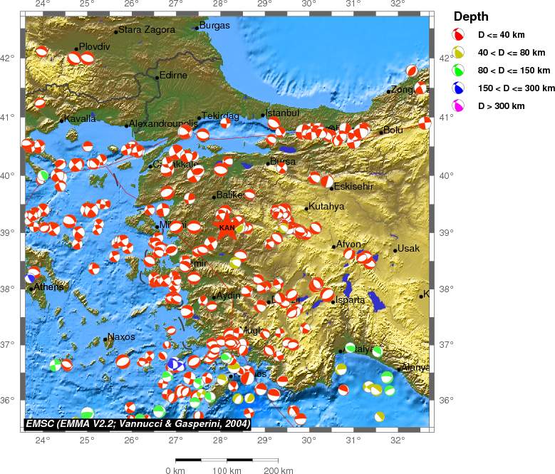 Regional moment Tensor