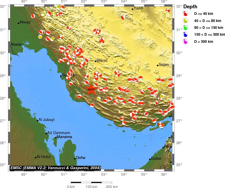 Regional moment Tensor