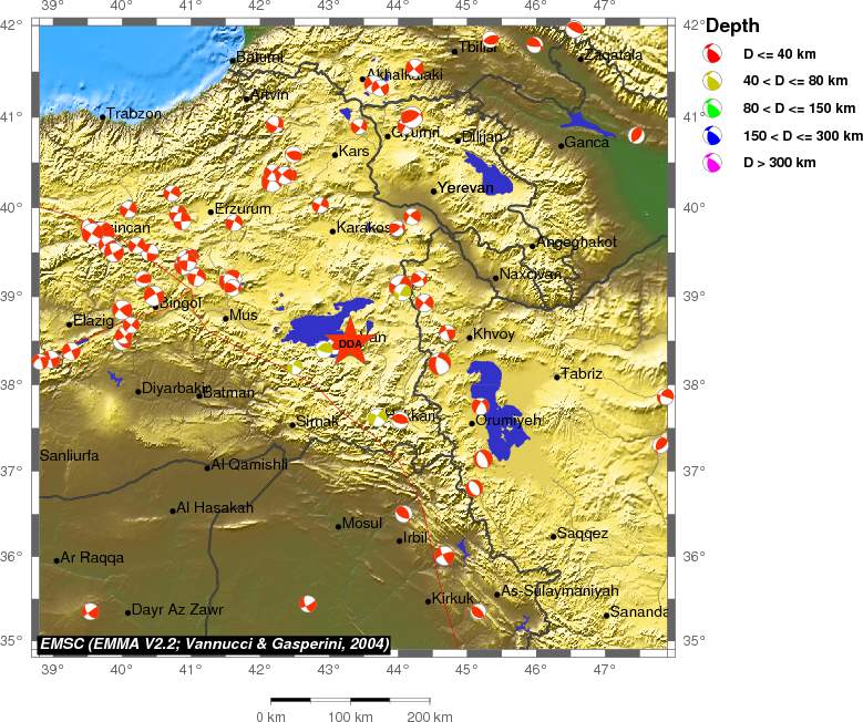 Regional moment Tensor