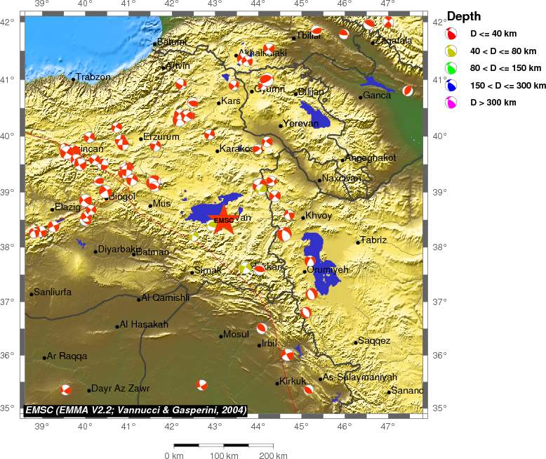 Regional moment Tensor