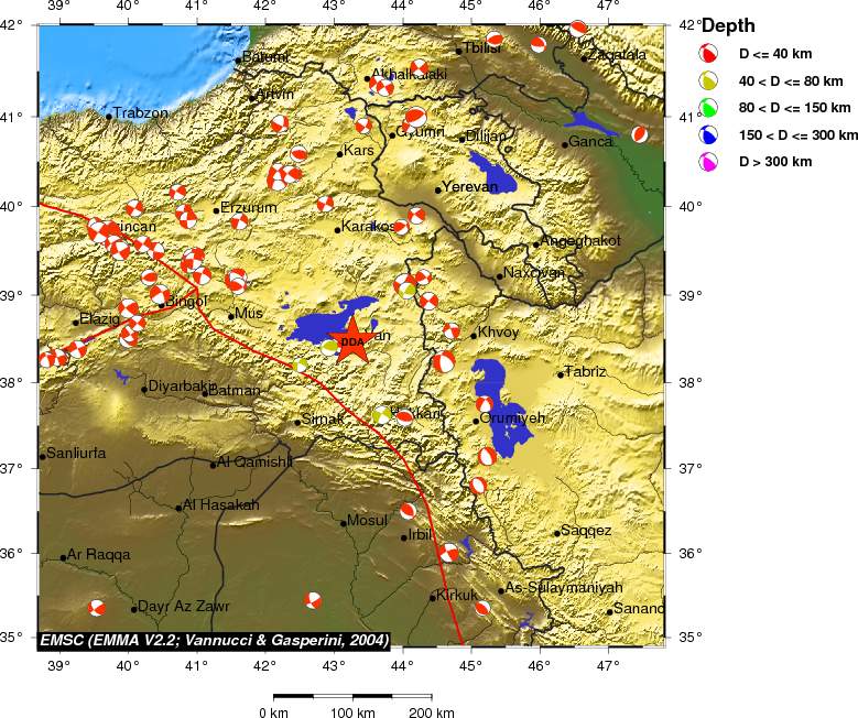 Regional moment Tensor