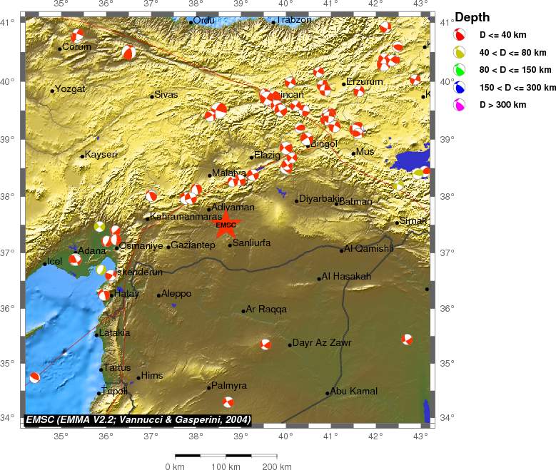 Regional moment Tensor