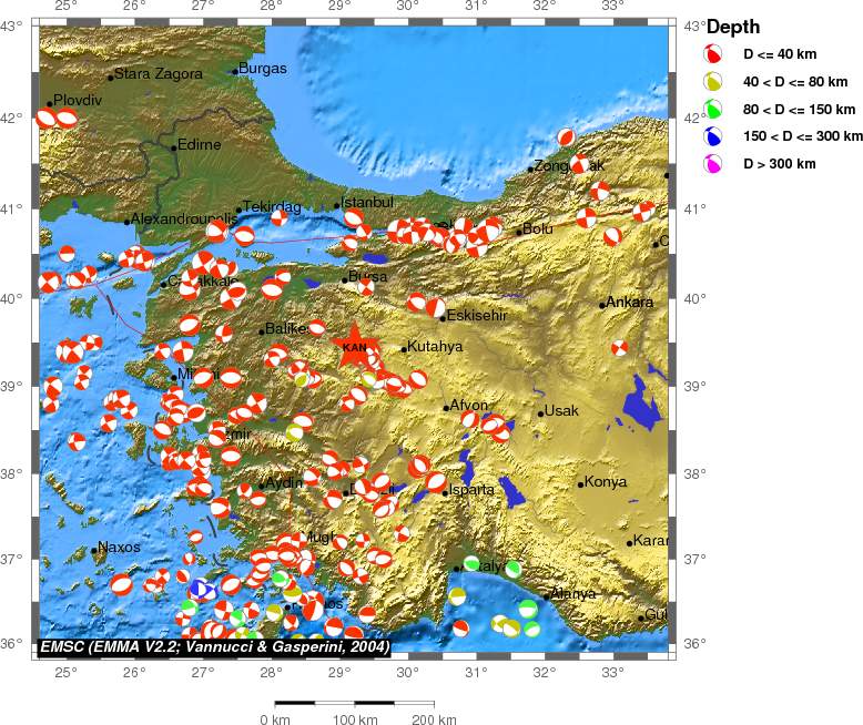 Regional moment Tensor