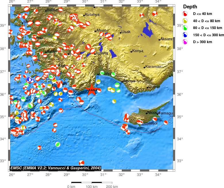 Regional moment Tensor