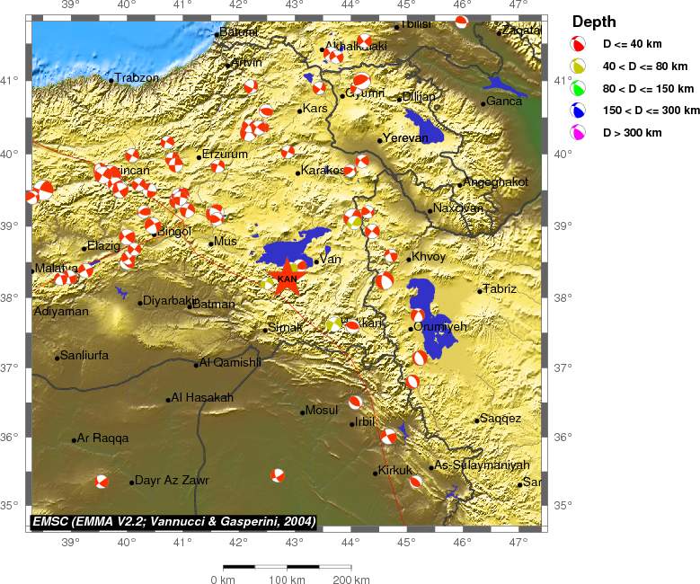 Regional moment Tensor