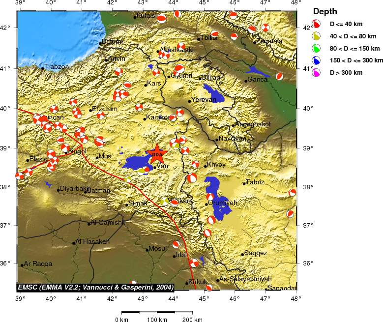 Regional moment Tensor