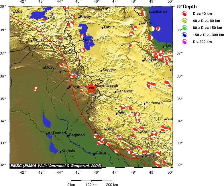 Regional moment Tensor
