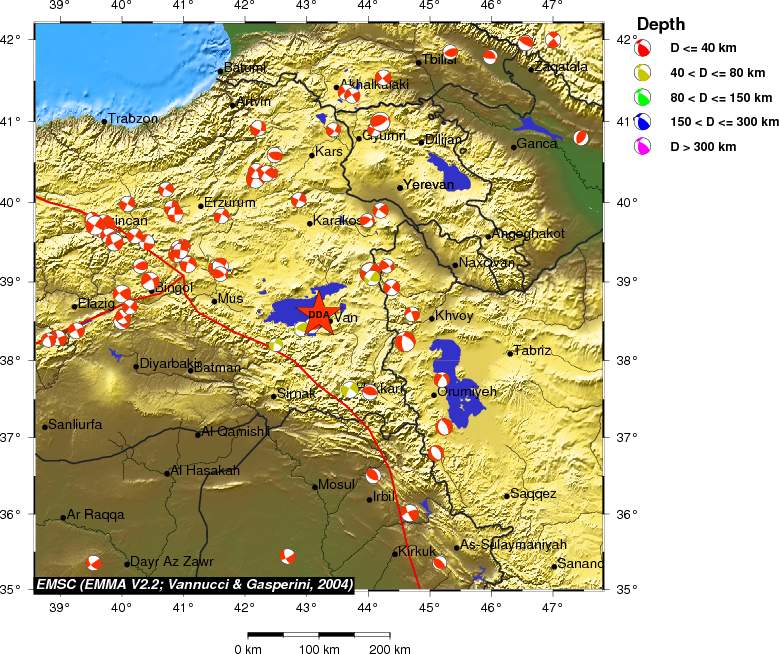 Regional moment Tensor