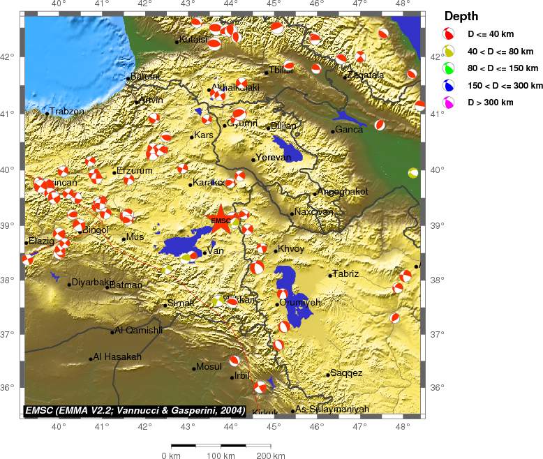Regional moment Tensor
