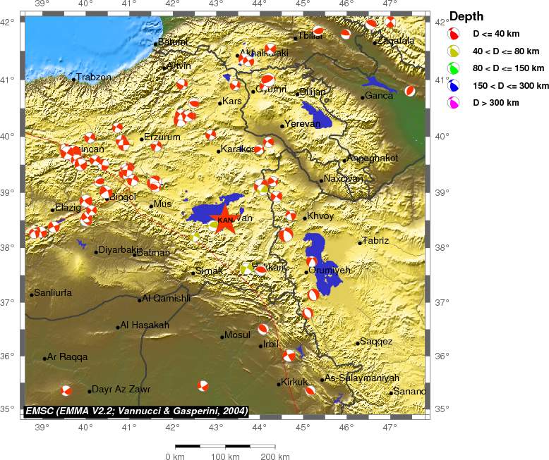 Regional moment Tensor