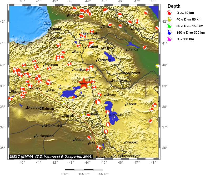 Regional moment Tensor
