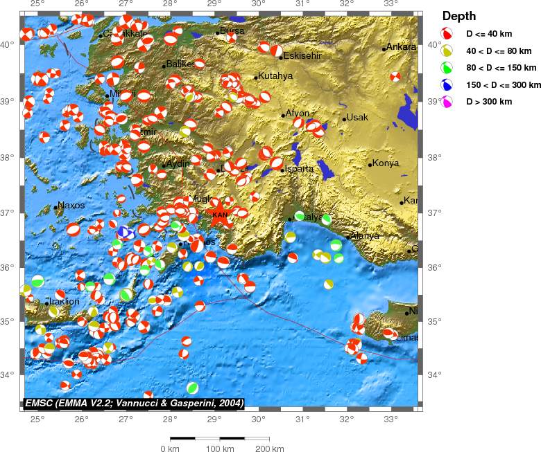 Regional moment Tensor