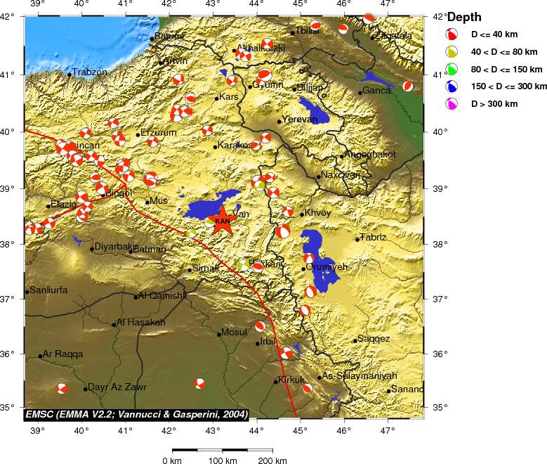 Regional moment Tensor