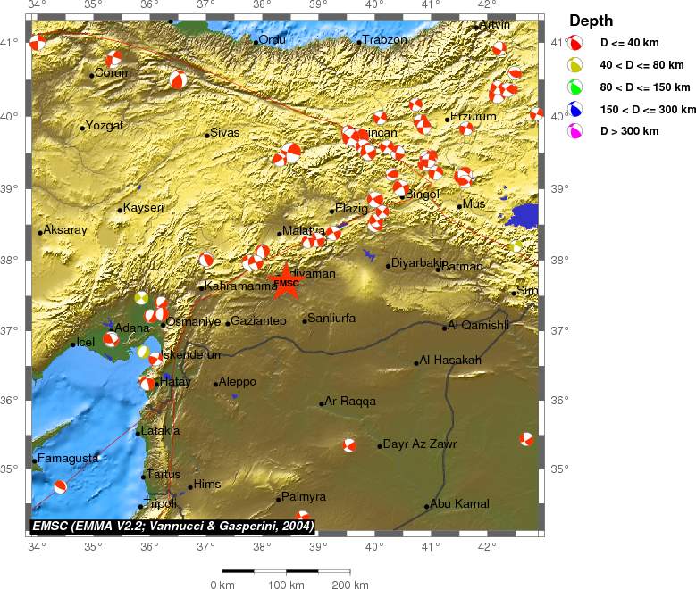 Regional moment Tensor
