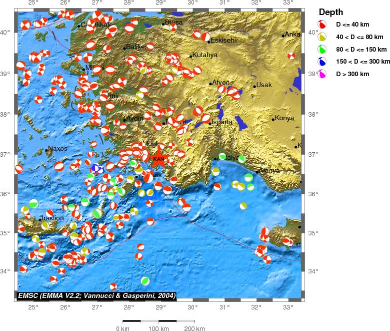 Regional moment Tensor