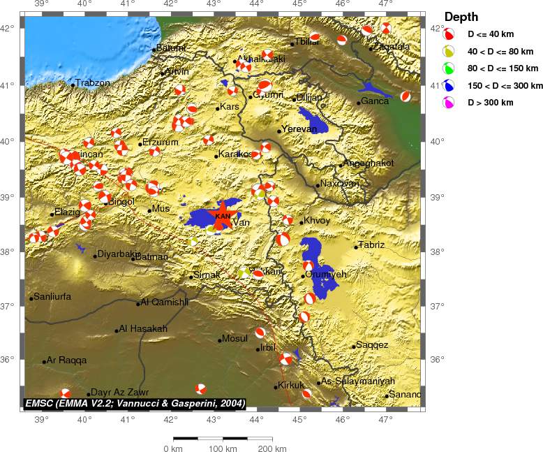 Regional moment Tensor