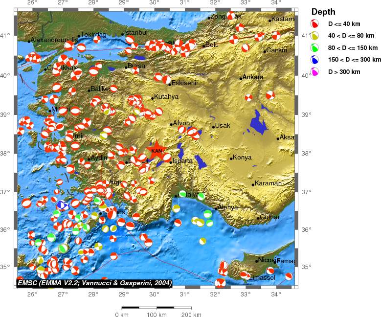 Regional moment Tensor