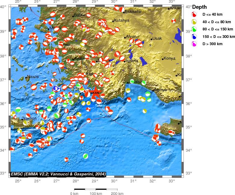 Regional moment Tensor