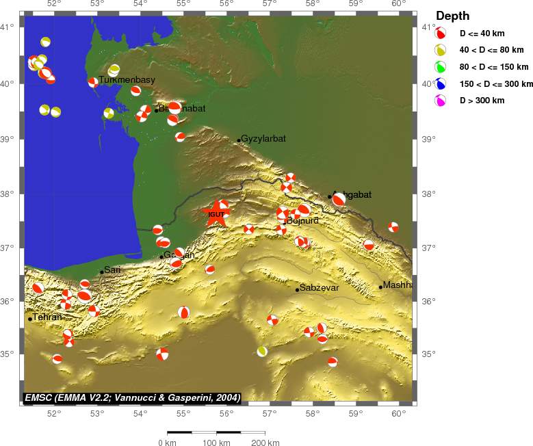 Regional moment Tensor