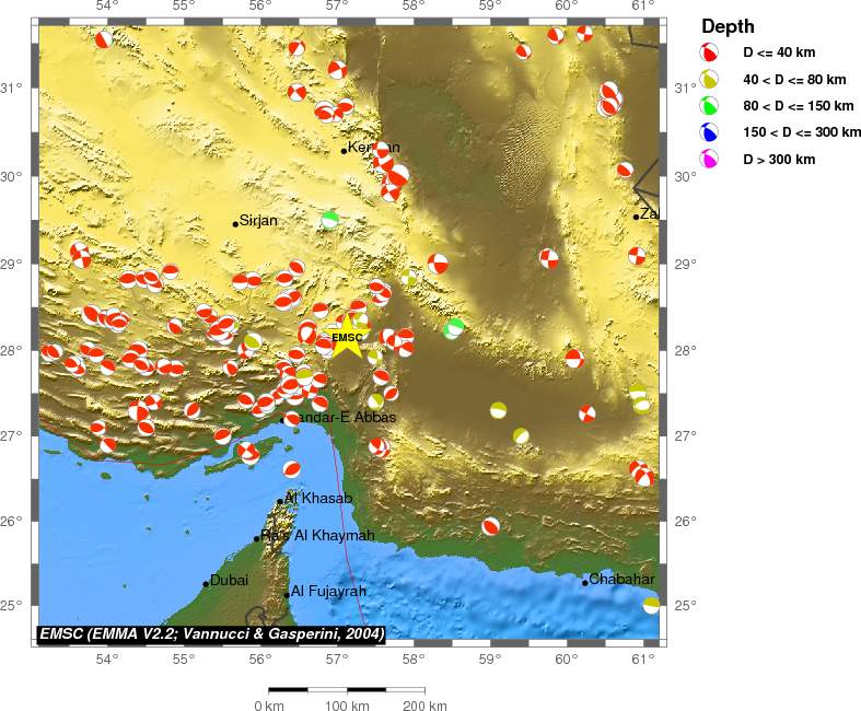 Regional moment Tensor