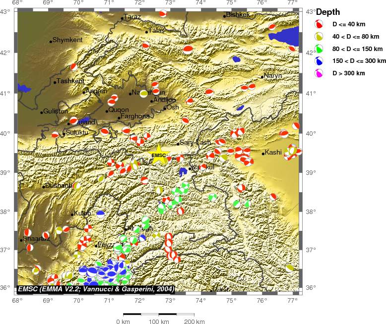 Regional moment Tensor