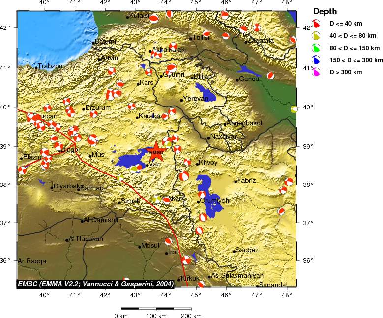 Regional moment Tensor