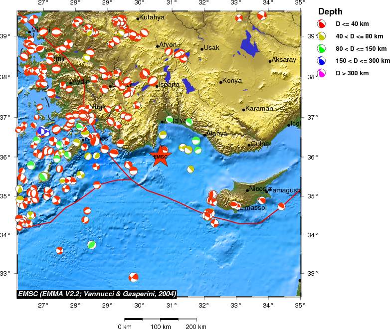 Regional moment Tensor