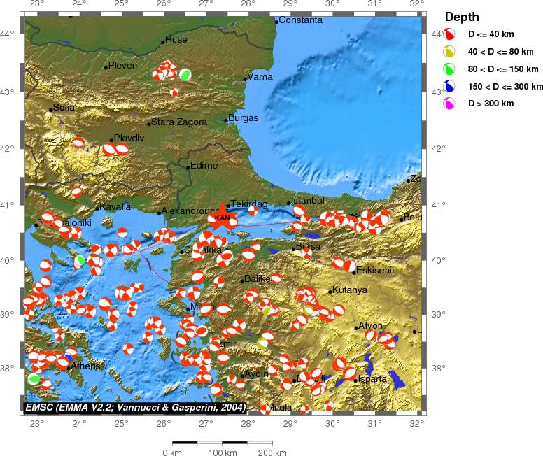 Regional moment Tensor