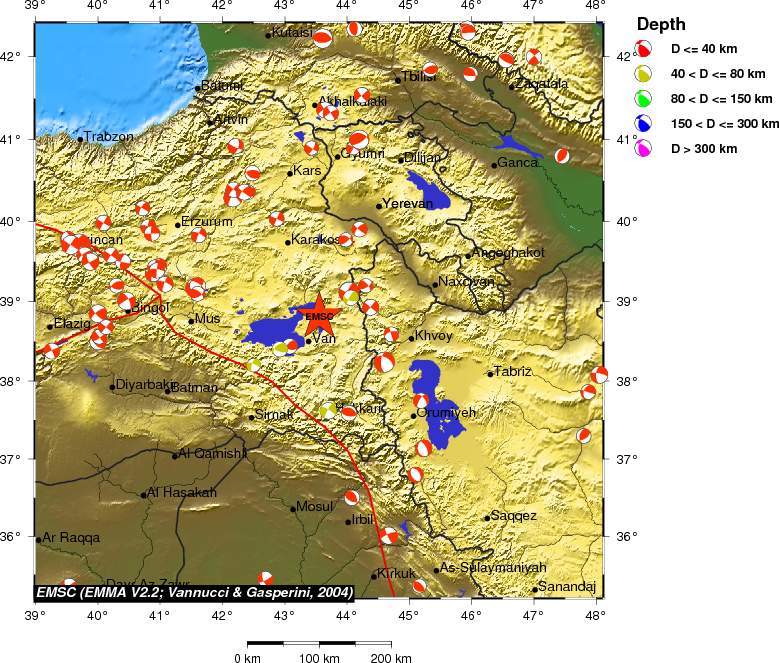Regional moment Tensor