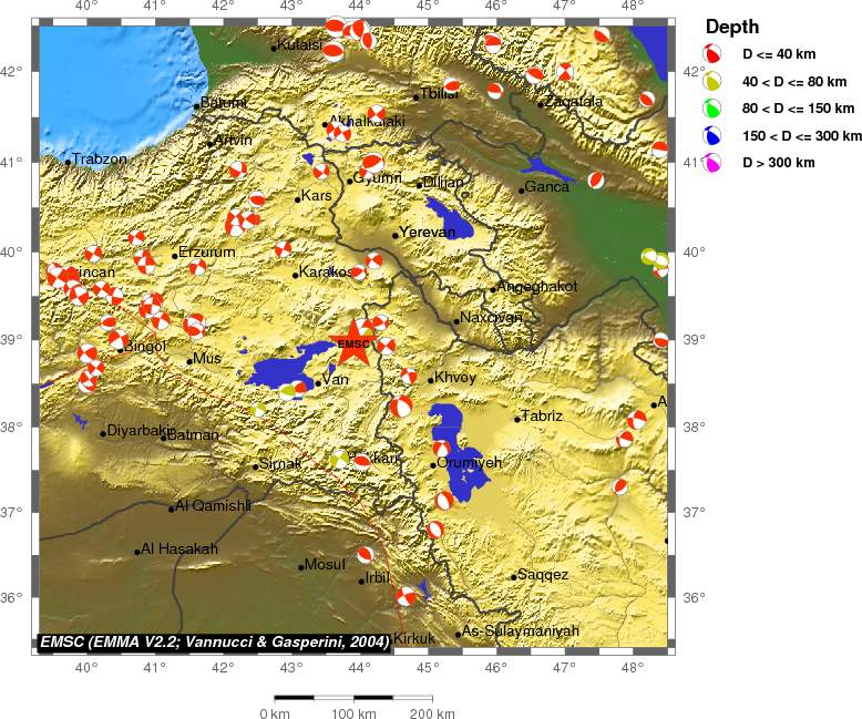 Regional moment Tensor