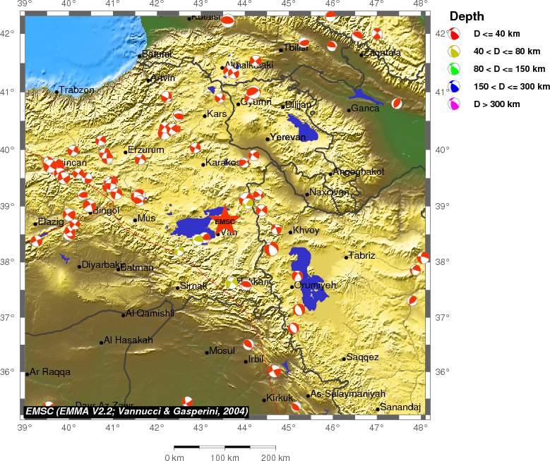 Regional moment Tensor
