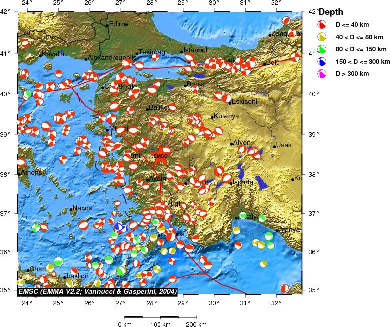 Regional moment Tensor