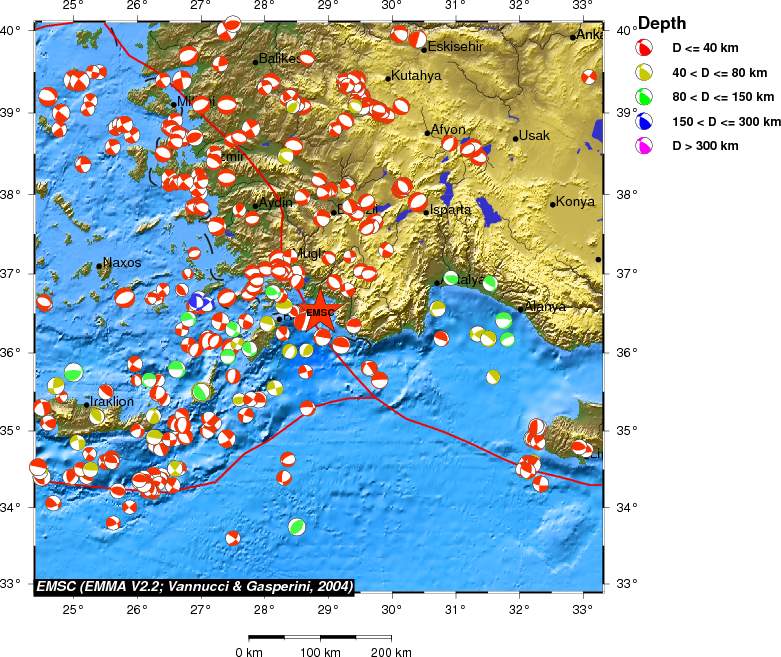 Regional moment Tensor