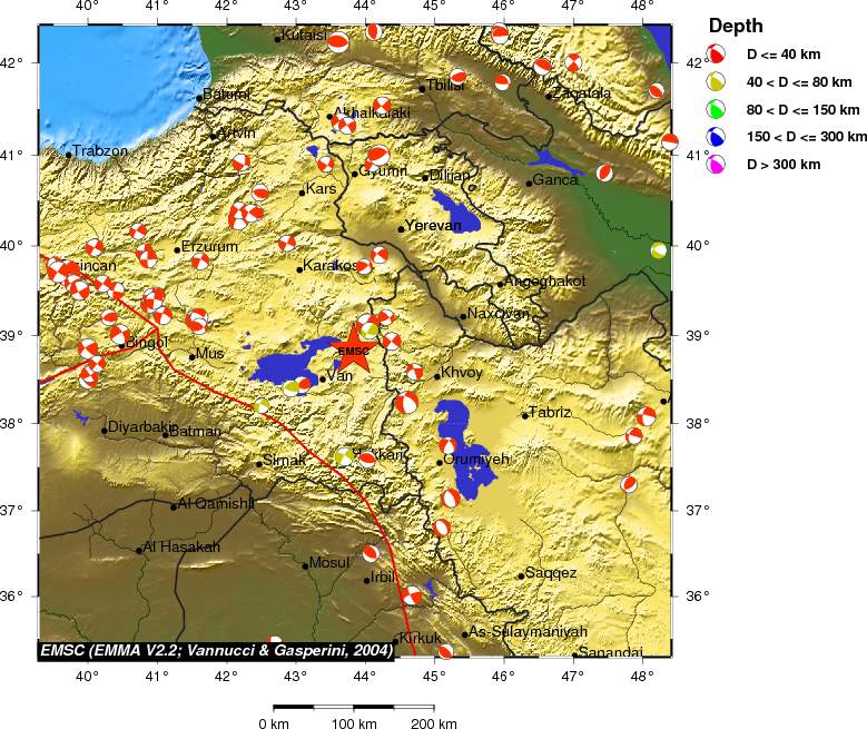 Regional moment Tensor