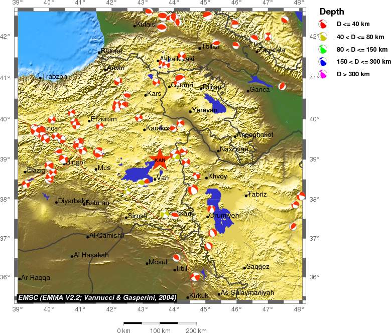 Regional moment Tensor
