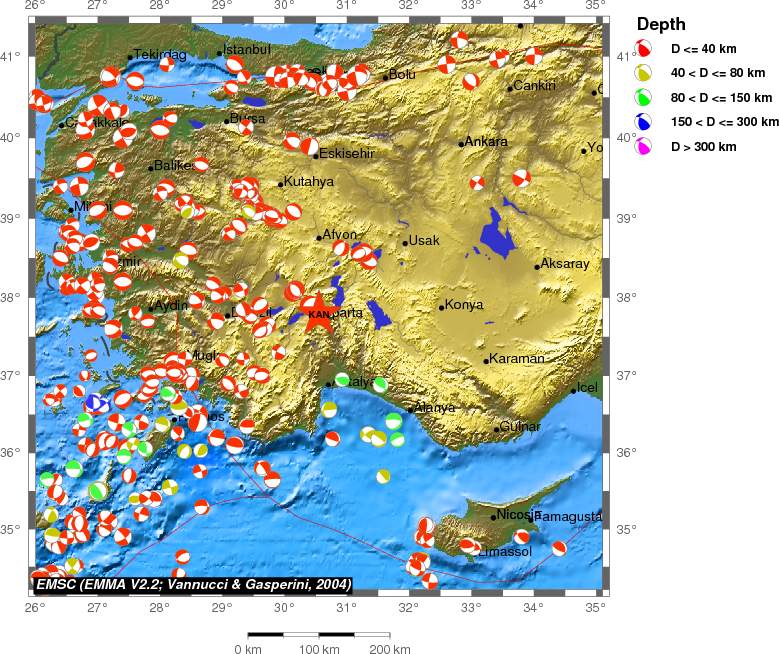 Regional moment Tensor