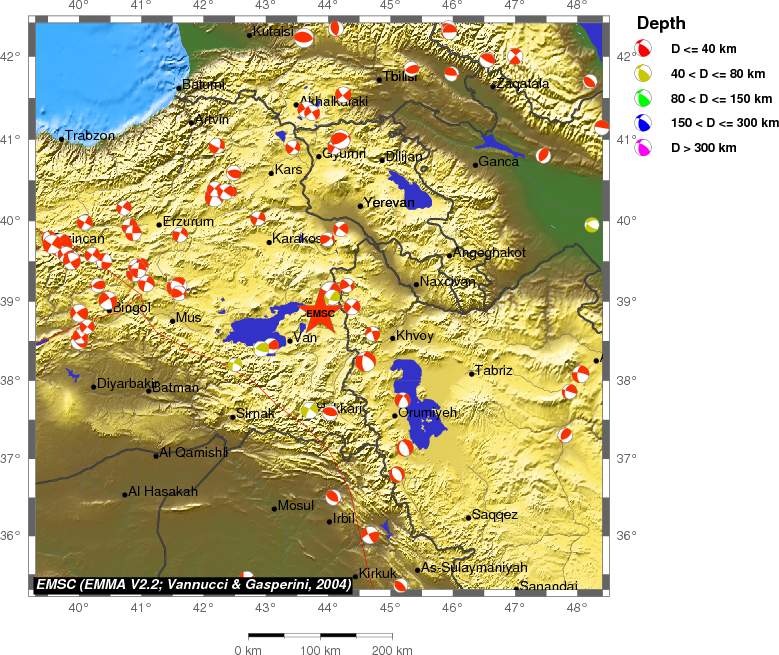 Regional moment Tensor