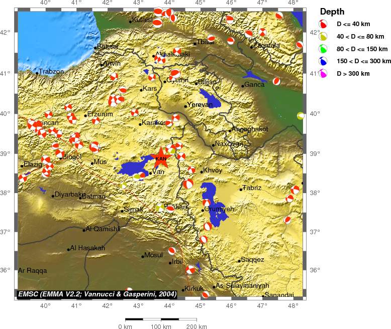 Regional moment Tensor