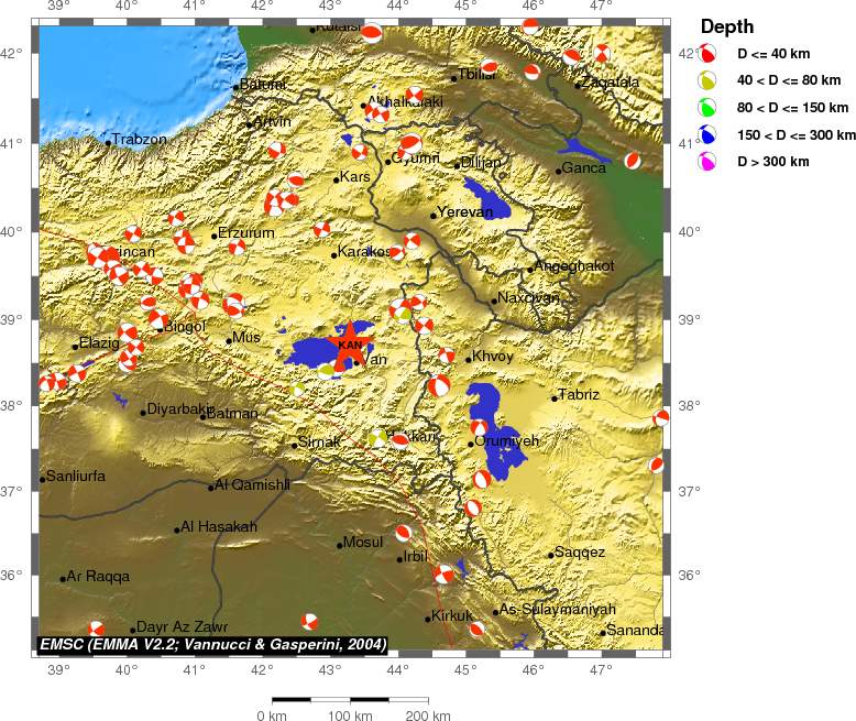 Regional moment Tensor