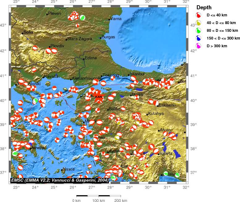 Regional moment Tensor