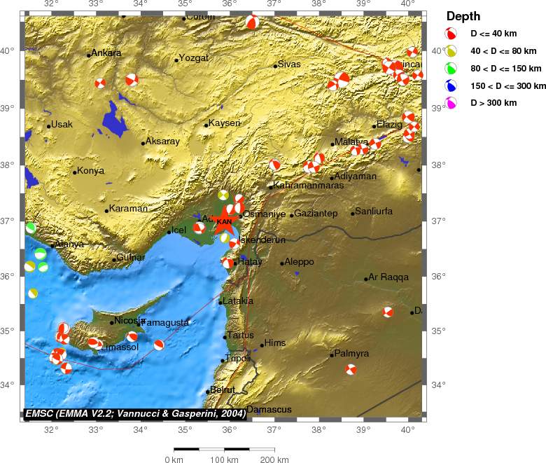 Regional moment Tensor