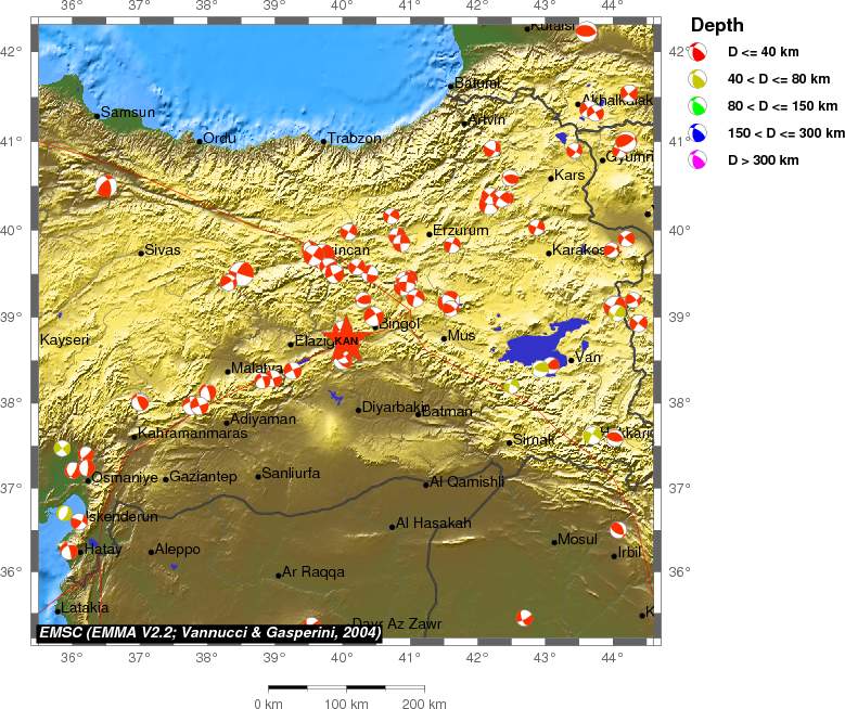 Regional moment Tensor
