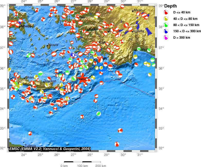 Regional moment Tensor